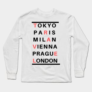 TRAVEL CODE Long Sleeve T-Shirt